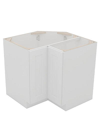 AW-LS3309: Ice White Shaker 33″ Lazy Susan Base Cabinet