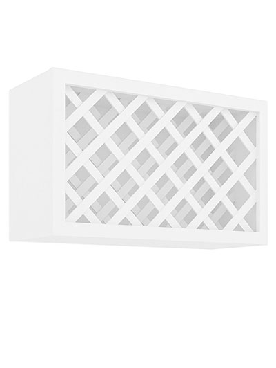 AW-W3018WR: Ice White Shaker 30″ Wine Rack Wall Cabinet