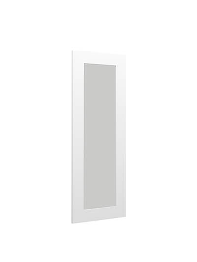 AW-W3042BGD: Ice White Shaker 30″ Glass Door