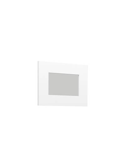 AW-WDC2412GD: Ice White Shaker 24″ Diagonal Corner Glass Door