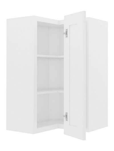 AW-WSQ2436: Ice White Shaker 24″ Corner Wall Cabinet