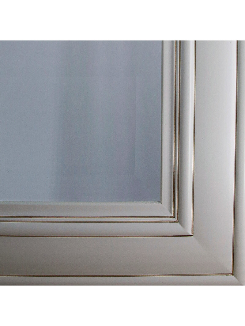 CA-BEVW1518-1: Beveled Glass Insert for 18″H Single Glass Door Wall Stacker Cabinets
