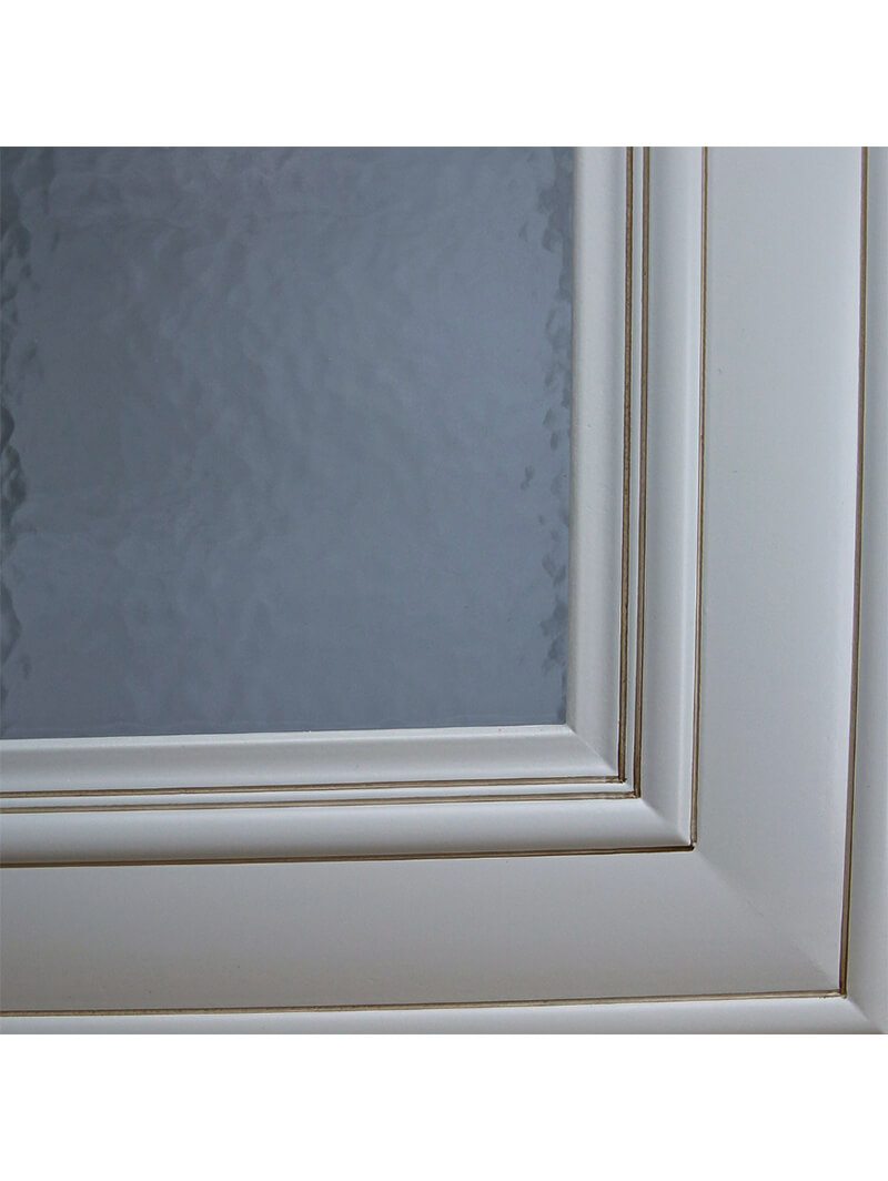 CA-HAMW3036-2: Hammered Glass Insert for 30″W Glass Door Wall Cabinets