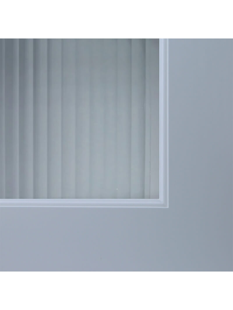 HAV-ENGW1215-1: English Reeded Glass Insert for 15″H Single Glass Door Wall Stacker Cabinets