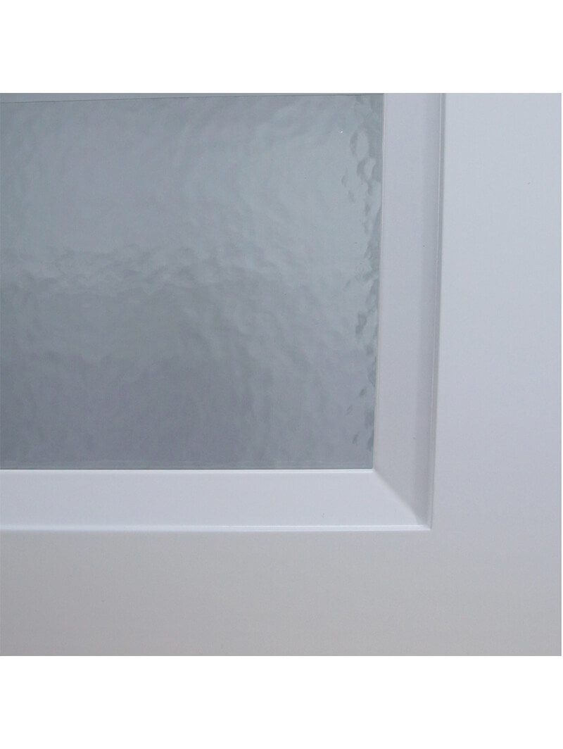 OXF-HAMW3618-2: Hammered Glass Insert for 18″H Double Glass Door Wall Stacker Cabinets
