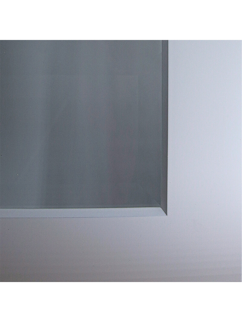 SHA-BEVW1512-1: Beveled Glass Insert for 12″H Single Glass Door Wall Stacker Cabinets