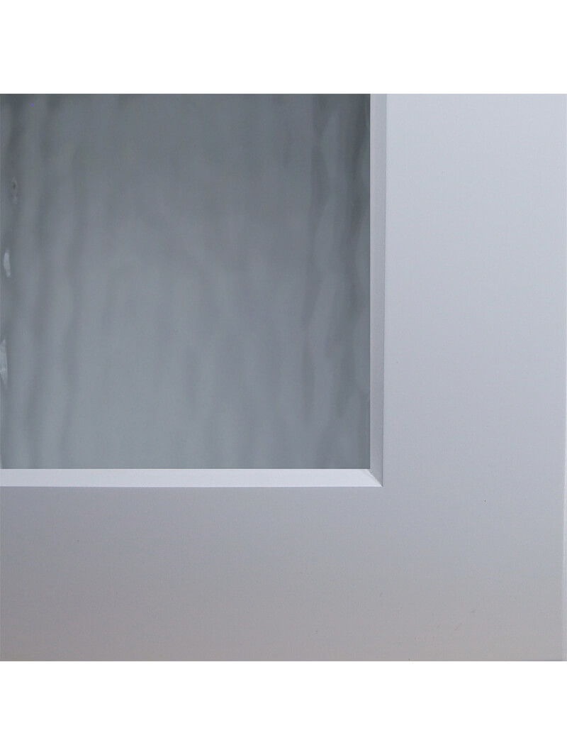 SHA-WAVW3030-2: Clear Wavy Glass Insert for 30″W Glass Door Wall Cabinets